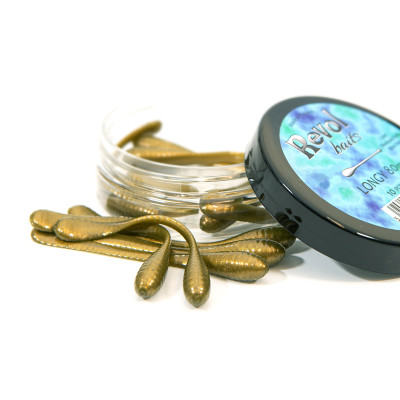 Revol Baits Longi 80mm 10 pcs olivová perla - olive pearl příchuť kreveta