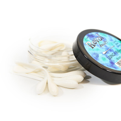 Revol Baits Longy 80mm 10 pcs bílá - white příchuť kreveta