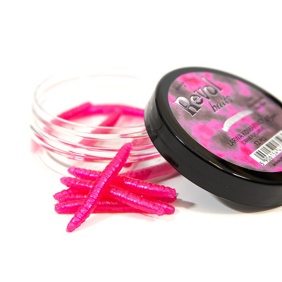 Revolbaits Larva komára 45mm 12 pcs růžová  perla - pink pearl příchuť kreveta