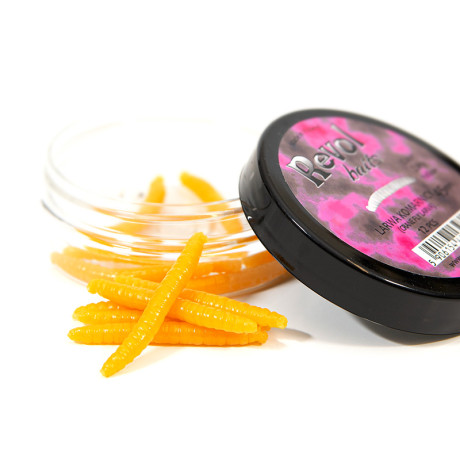 Revolbaits Larva komára 45mm 12 pcs žlutá - yellow příchuť sýr-česnek