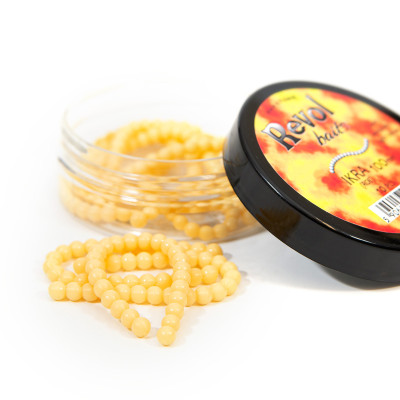 Revolbaits Jikra 100mm 10 pcs cheese - light yellow příchuť kreveta
