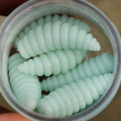 Harmony Baits Larva XL 37mm 7 pcs barva 020 Blue příchuť sýr