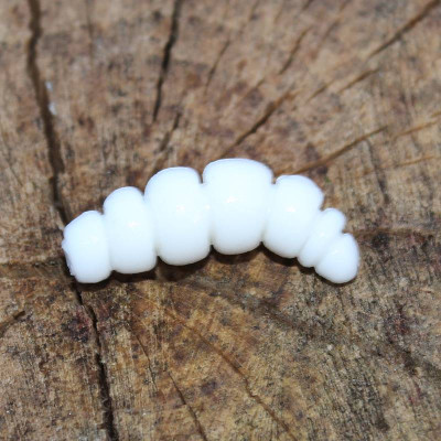 Harmony Baits Larva Apod FAT 32mm barva 001 White 9 pcs příchuť sýr