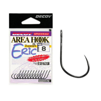 Háčky k plandavkám Decoy Area Hook Type IV ERIC vel. 8 (12ks)