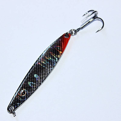 Plandavka Hansen SD Fight 7,6cm 18g Silver Black/Green Glow