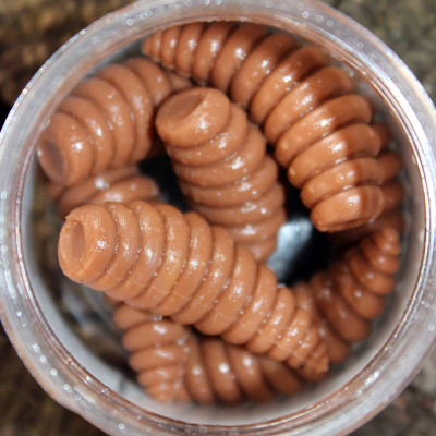 Harmony Baits Larva XL 37mm 7 pcs barva 016 Coffe Milk příchuť sýr