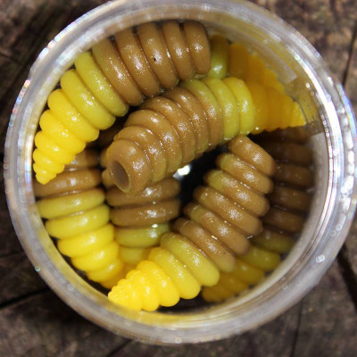 Harmony Baits Larva XL 37mm 7 pcs barva 016+005 příchuť sýr