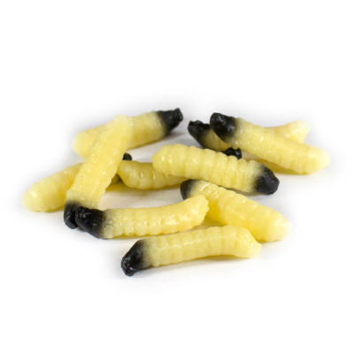 Revol Baits Chrostík (CADDIS LARVA) 40mm 10 pcs příchuť sýr-česnek