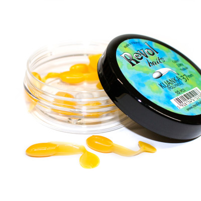 Revol Baits Pulec 37mm 10 pcs žlutá příchuť kreveta