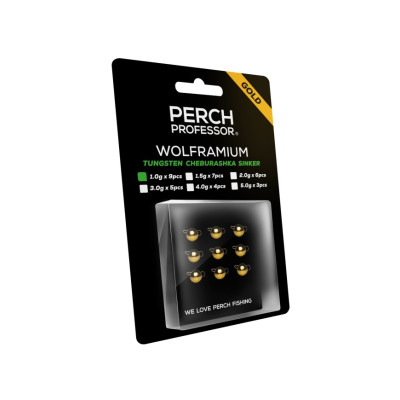 Perch Professor Wolframium czeburaszka wolframová zlatá 2g - 6 kusů