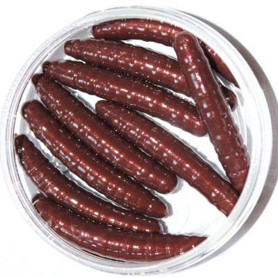 Revol Baits Larva 35mm 15 pcs Bronzová perla - brown pearl příchuť sýr-česnek