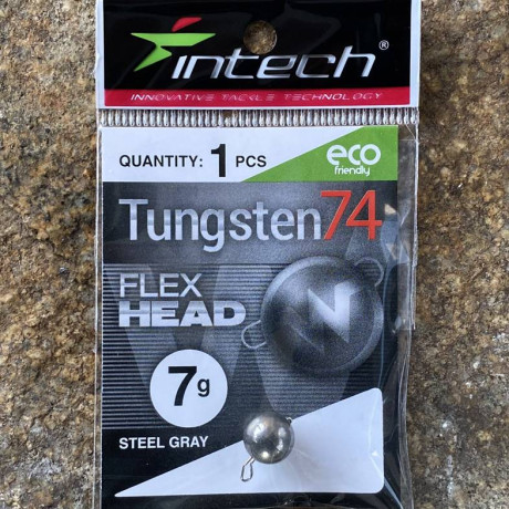 Čeburaška INTECH Tungsten 74 Steel Gray – 7g – 1ks