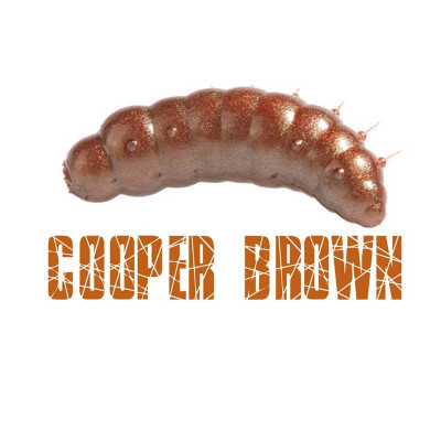 CZNymph FAT Larva 40mm 8pcs barva Copper Brown