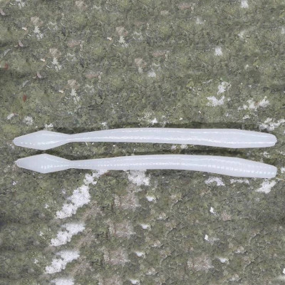 CZNymph Arrow Earthworm 75mm 7 pcs barva White