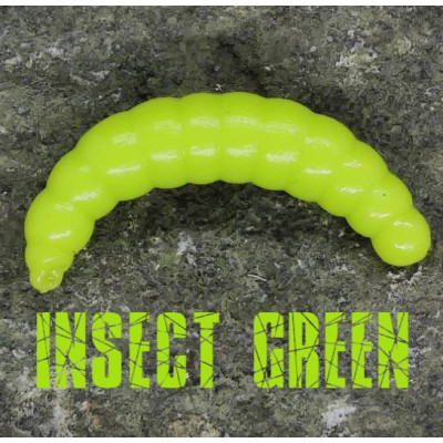 CZNymph Larva Worm 50mm 8 pcs barva Insect Green aroma sýr