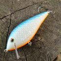 Wobler Bonito Krap 9cm SR 3D se šupinami barva Blue Pearl BKK Hooks