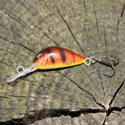 Wobler Bonito Kleń 2,5cm barva Red Tiger plovoucí BKK Hooks