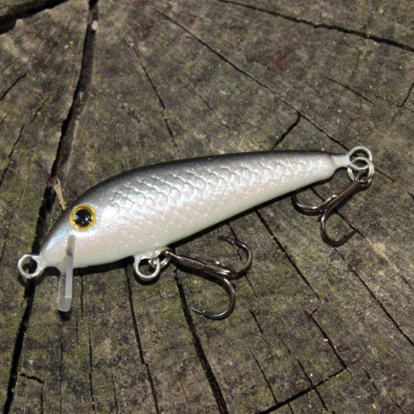 Bonito ouklej 5cm rovná lopatka barva Grey Silver BKK Hooks