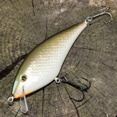 Wobler Bonito Krap 11,5cm SR plovoucí barva UV Brown Silver BKK Hooks