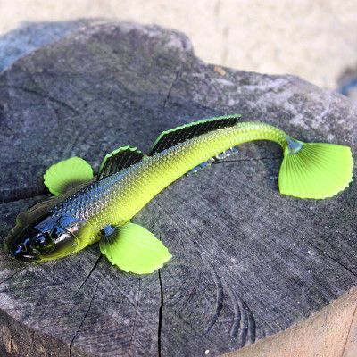 LIBRA LURES Gobio 7,3″ – 18,6cm 40g NO SCENT – 006 Hot Yellow (1 pcs)