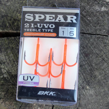Trojháčky BKK Spear 21-UVO vel. 1/0 5pcs