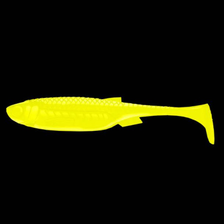 LIBRA LURES Kraken Shad 3″ – Hot Yellow 006 (Fish) – 8ks/bal