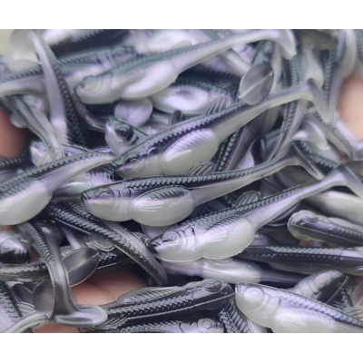 LIBRA LURES Embrion Shad 2″ – Violet Shine 120 (Fish) – 10ks/bal