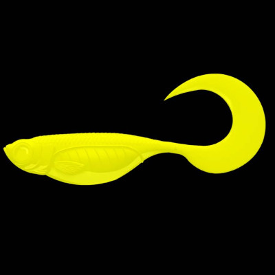 LIBRA LURES Embrion Twist Tail 1,75″ – Hot Yellow 006 (Fish) – 12ks/bal