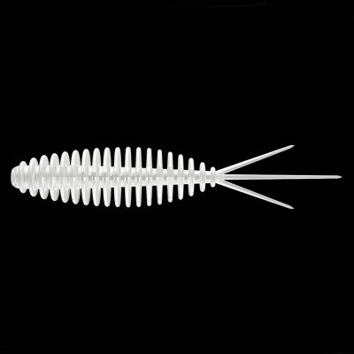 LIBRA LURES Turbo Worm 56 –  Silver Pearl 004 (příchuť sýr) – 8ks/bal