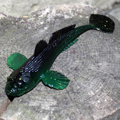 LIBRA LURES Gobio 7,3″ – 18,6cm 40g NO SCENT – Motoroil Green 132 (1 pcs)