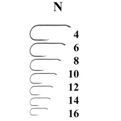 Nymfové háčky Knápek Hooks N14 vel. 14 (balení 25+1kus)