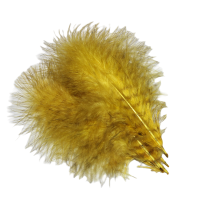FM Fly peří GRIZZLY MARABOU - Yellow Black