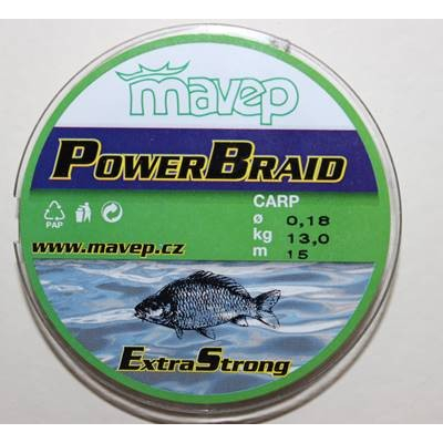 Powerbraid návazcová šňůra 0,16mm plovoucí