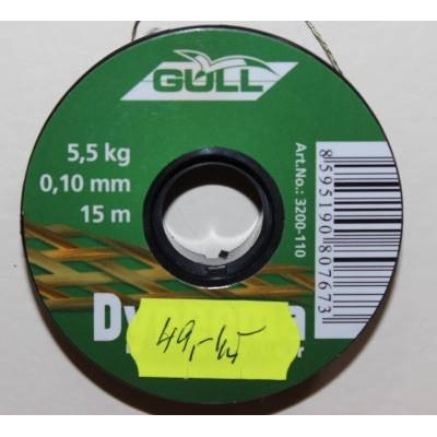 GULL návazcová šňůra 0,10mm 5,5kg