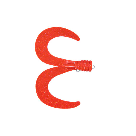 Náhradní ocásek Svartzonker BigTail Twin 2-pack C13 Fluo Hot Red (2 kusy v balení)