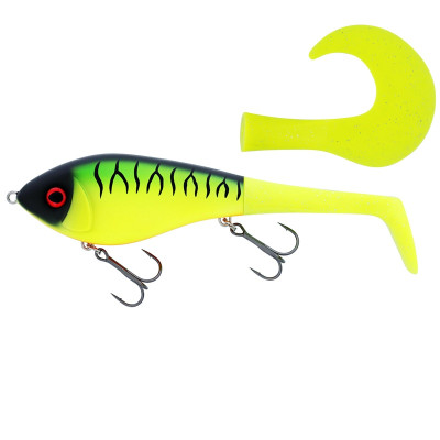 Westin SWIM TAIL 12CM 68G SINKING FIRETIGER 1 BODY 2 TAILS