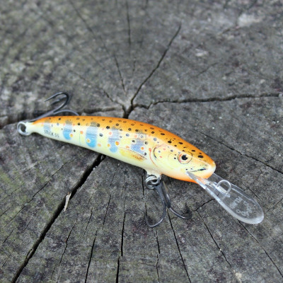 Wobler na pstruhy Dorado Stick 5,5cm barva BTR plovoucí