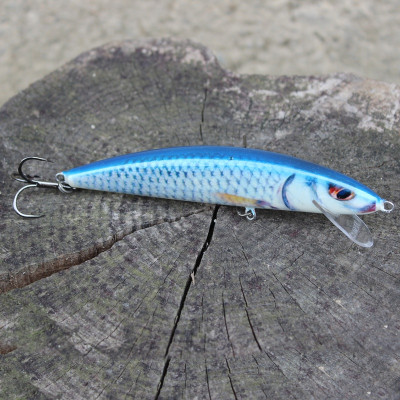 Wobler Kenart Slim Fish 12cm 20g plovoucí barva RR