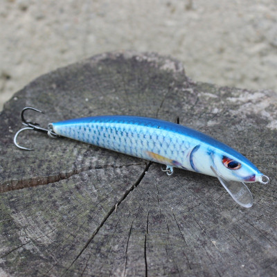 Wobler Kenart Slim Fish 12cm 20g plovoucí barva RR