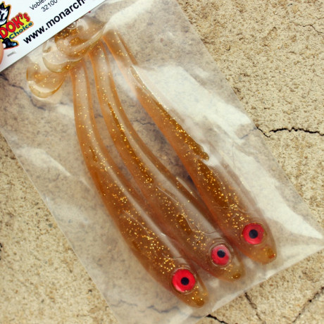 Ripper Monarch Dok Hollow Soul Shad 13cm barva Motoroil (balení 3 ks)