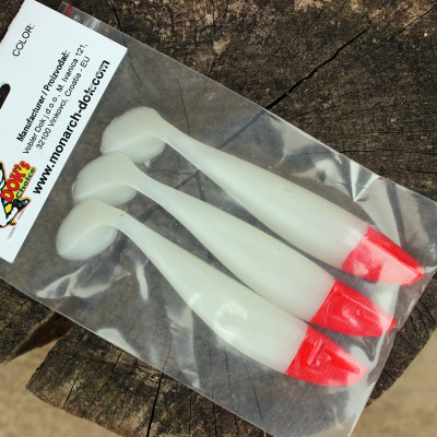 Monarch DOK PikeShad 12 Red Head (balení 3 kusy)