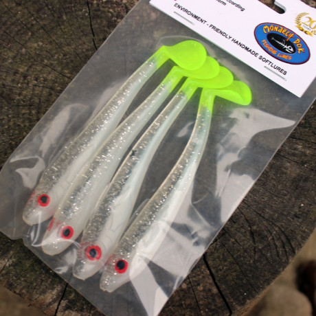 Ripper Monarch Dok Hollow Soul Shad 11cm barva Salt n Pepper (balení 4 ks)