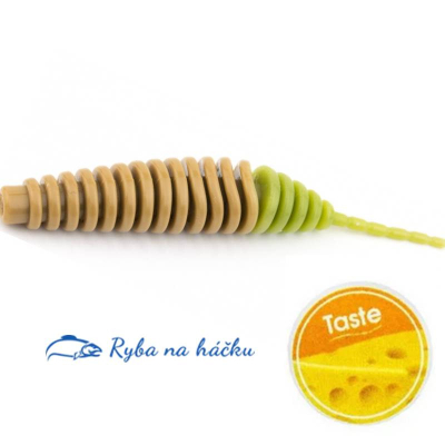 FishUp Tanta Cheese Trout Series 2.5 inch | 61mm (8 kusů) Coffee Milk/Light Olive příchuť sýr