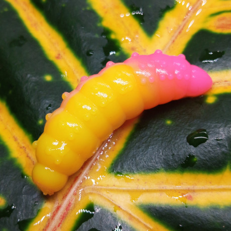 Nilsofky Bruncho 40mm 3.05g (balení 7 ks) barva DB308 UV (Yellow + Pink UV) aroma sýr