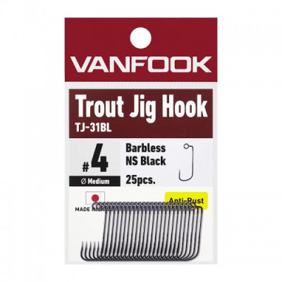 Jighák Vanfook Trout TJ-31BL č.4 25 pcs