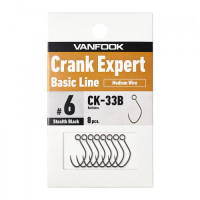 Woblerové jednoháčky Vanfook Crank Expert CK-33B vel. 6 (8pcs)
