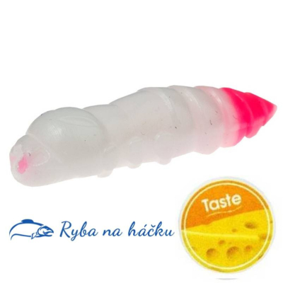 FishUp Pupa 1.5/38mm barva White/Bubble Gum (8 kusů) příchuť sýr