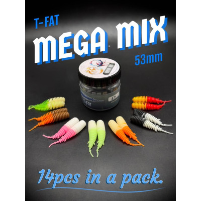 Harmony Baits T-Fat 53mm Megamix barev 14 pcs