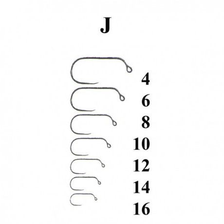 Jigové háčky Knápek Hooks J4 vel. 4 (balení 25+1kus)
