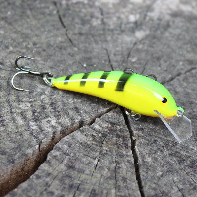 Wobler Bonito Sandacz 5cm barva 01 plovoucí BKK Hooks